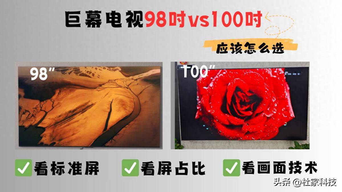 误区内行人都选98不选100！k8凯发国际入口揭秘百吋电视(图10)